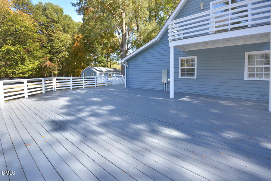 220 Bill Poole Road Rougemont, NC 27572 - Photo 48 of 63 a view of outdoor space and deck view