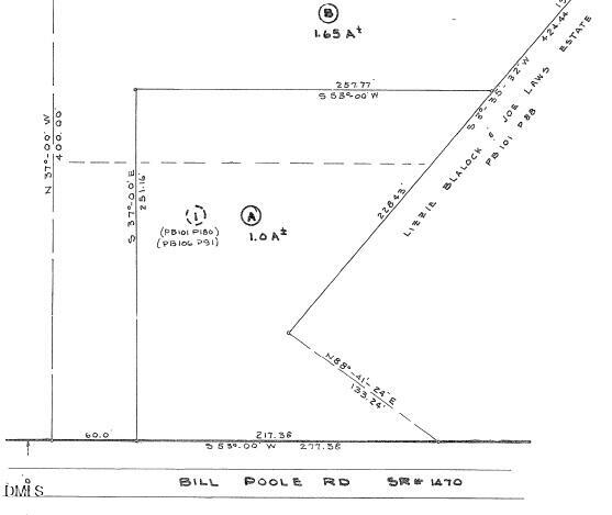 220 Bill Poole Road Rougemont, NC 27572 - Photo 63 of 63 plat map