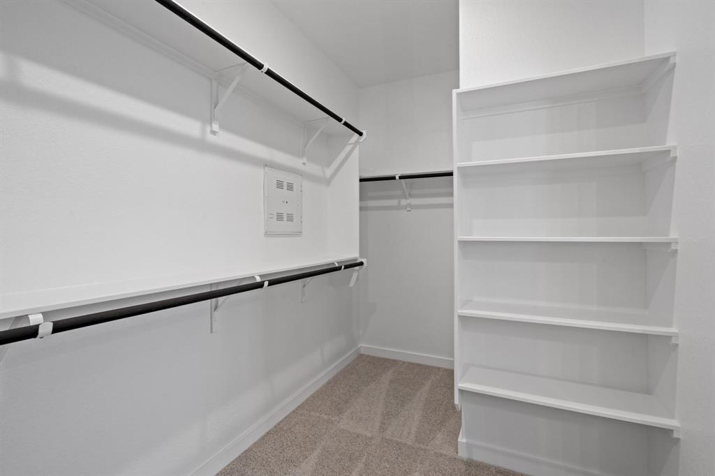 212 Brandywine Road Hutto, TX 78634 - Photo 13 of 35 Spacious primary walk-in closet with light carpet