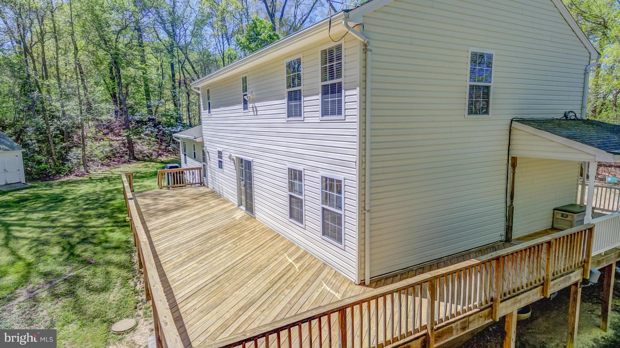 HUGE Back Deck