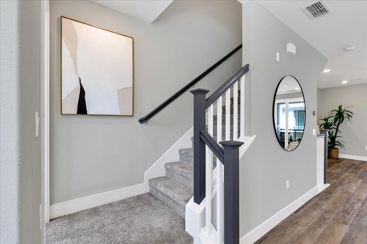 122 Ranch Lane Mountain View, CA 94040 - Photo 30 of 69 a view of entryway and hall with wooden floor