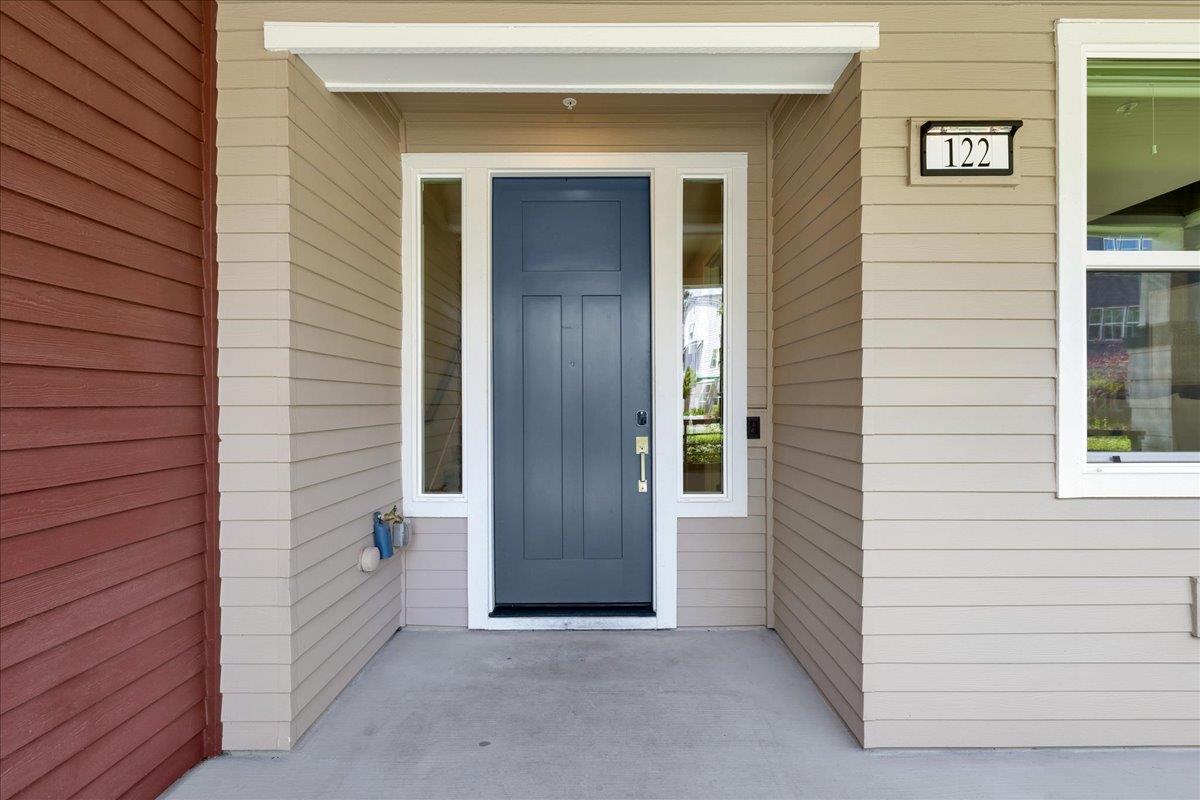 122 Ranch Lane Mountain View, CA 94040 - Photo 5 of 69 a view of a porch with a door and wooden floor