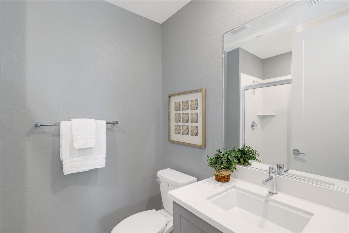 122 Ranch Lane Mountain View, CA 94040 - Photo 53 of 69 a bathroom with a sink toilet and mirror