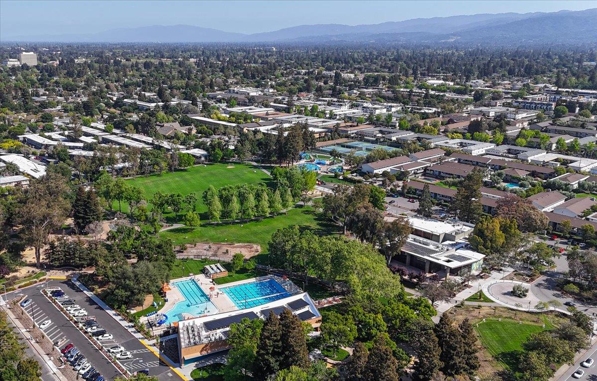 122 Ranch Lane Mountain View, CA 94040 - Photo 69 of 69 an aerial view of residential house with outdoor space and river view