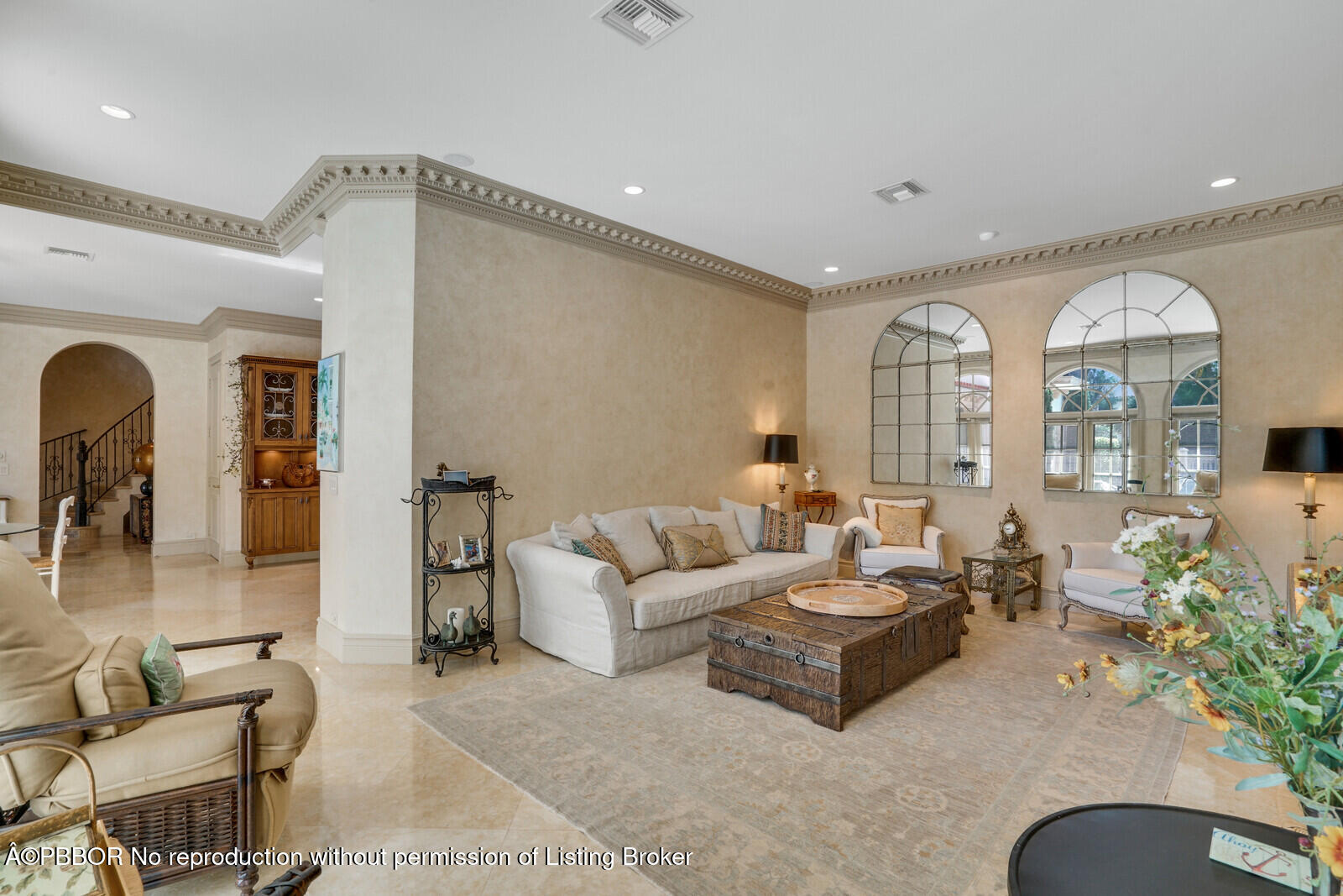 231 Wells Road Palm Beach, FL 33480 - Photo 20 of 39 a living room with furniture and a large window