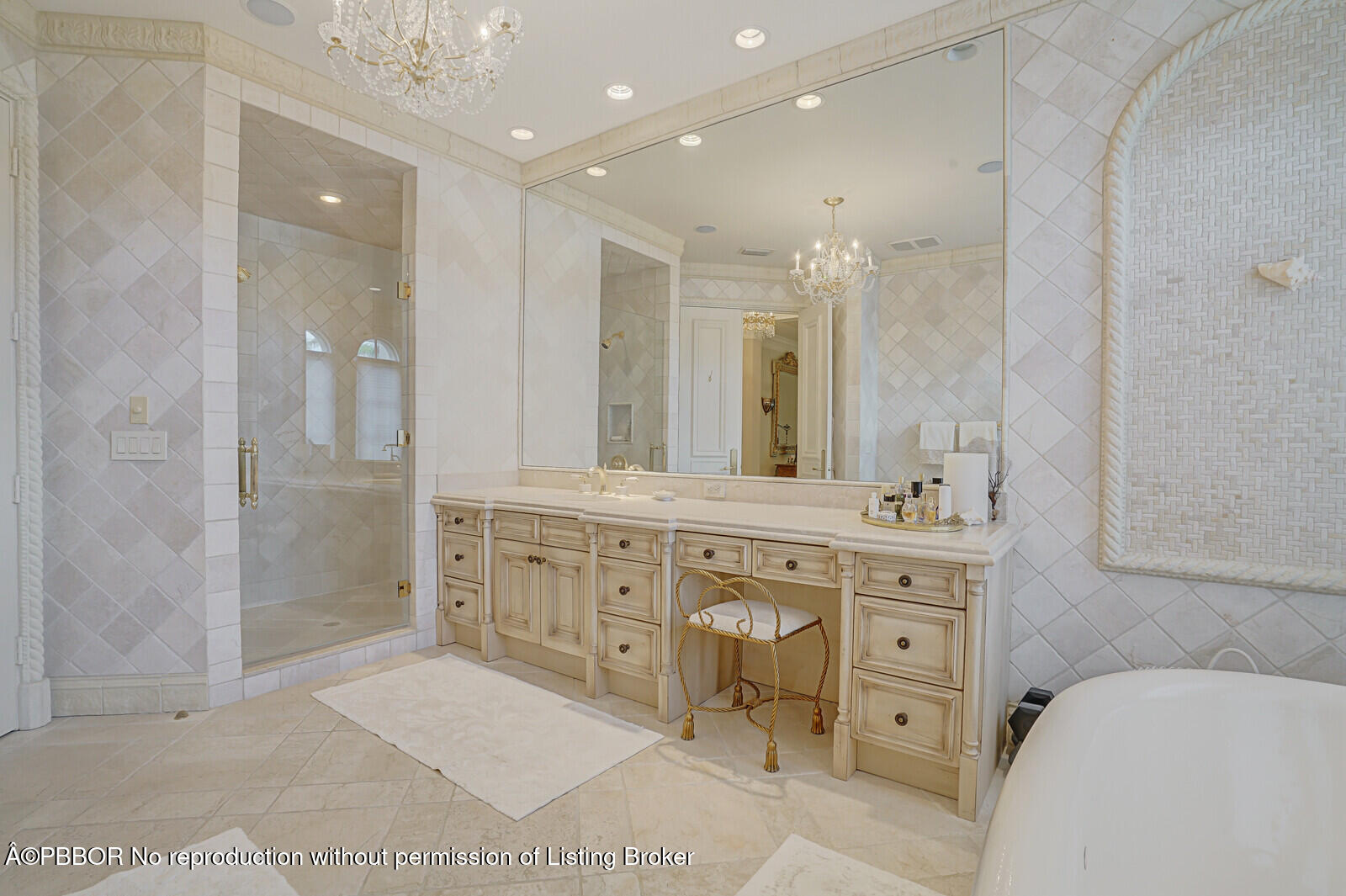 231 Wells Road Palm Beach, FL 33480 - Photo 30 of 39 a bathroom with a double vanity sink mirror and double