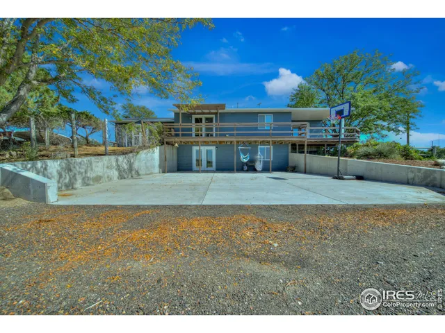 a view of a house with a swimming pool