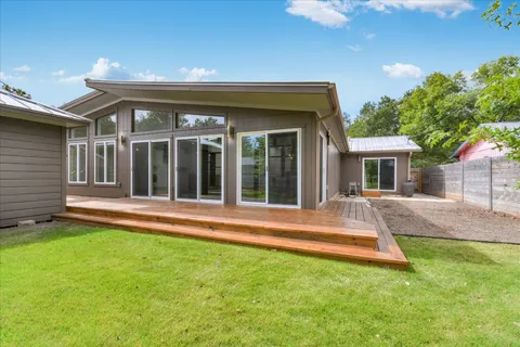 front view of house with a yard