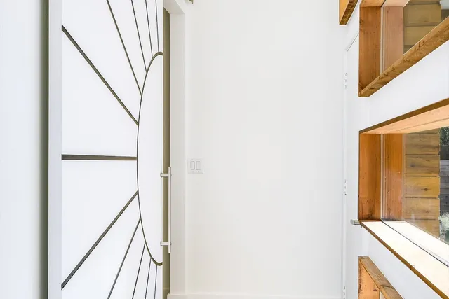 a view of front door