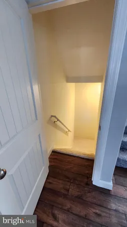 a view of an entryway with staircase