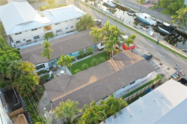 an aerial view of a