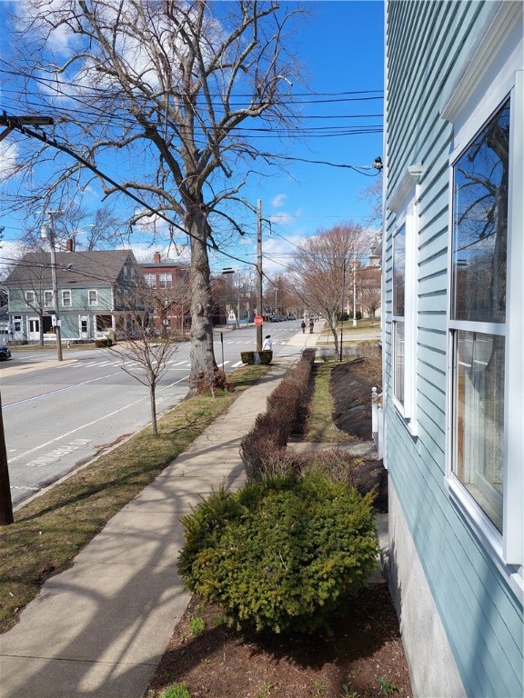 210 High Street Bristol, RI 02809 - Photo 5 of 30 side walked neighborhood north facing view. On street parking.