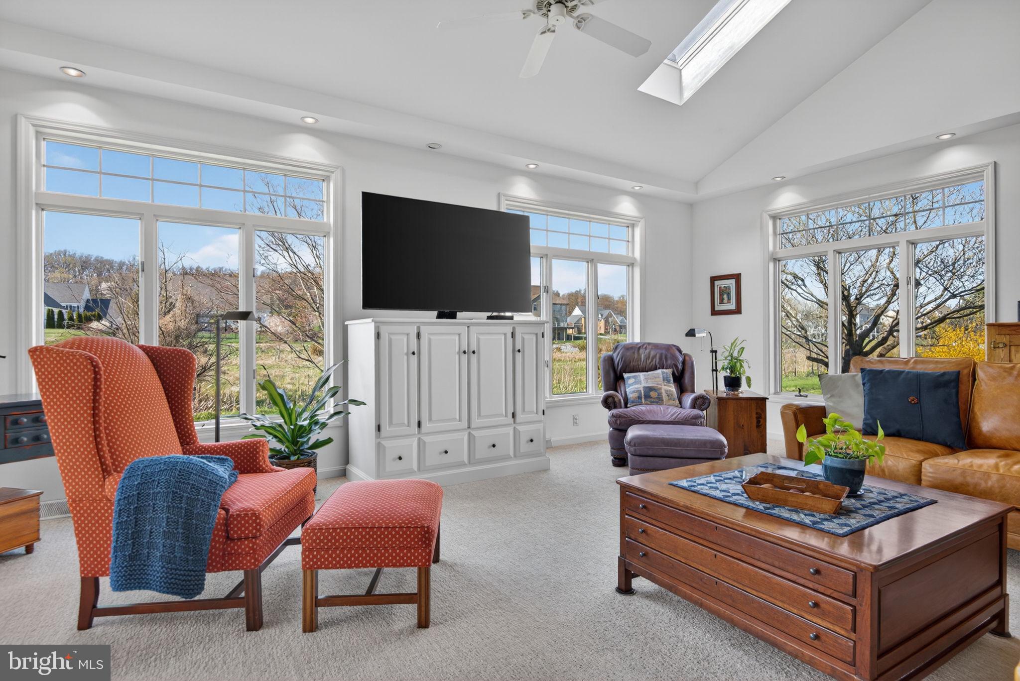 441 Trena Avenue Lancaster, PA 17601 - Photo 28 of 61 a living room with furniture a flat screen tv and a large window