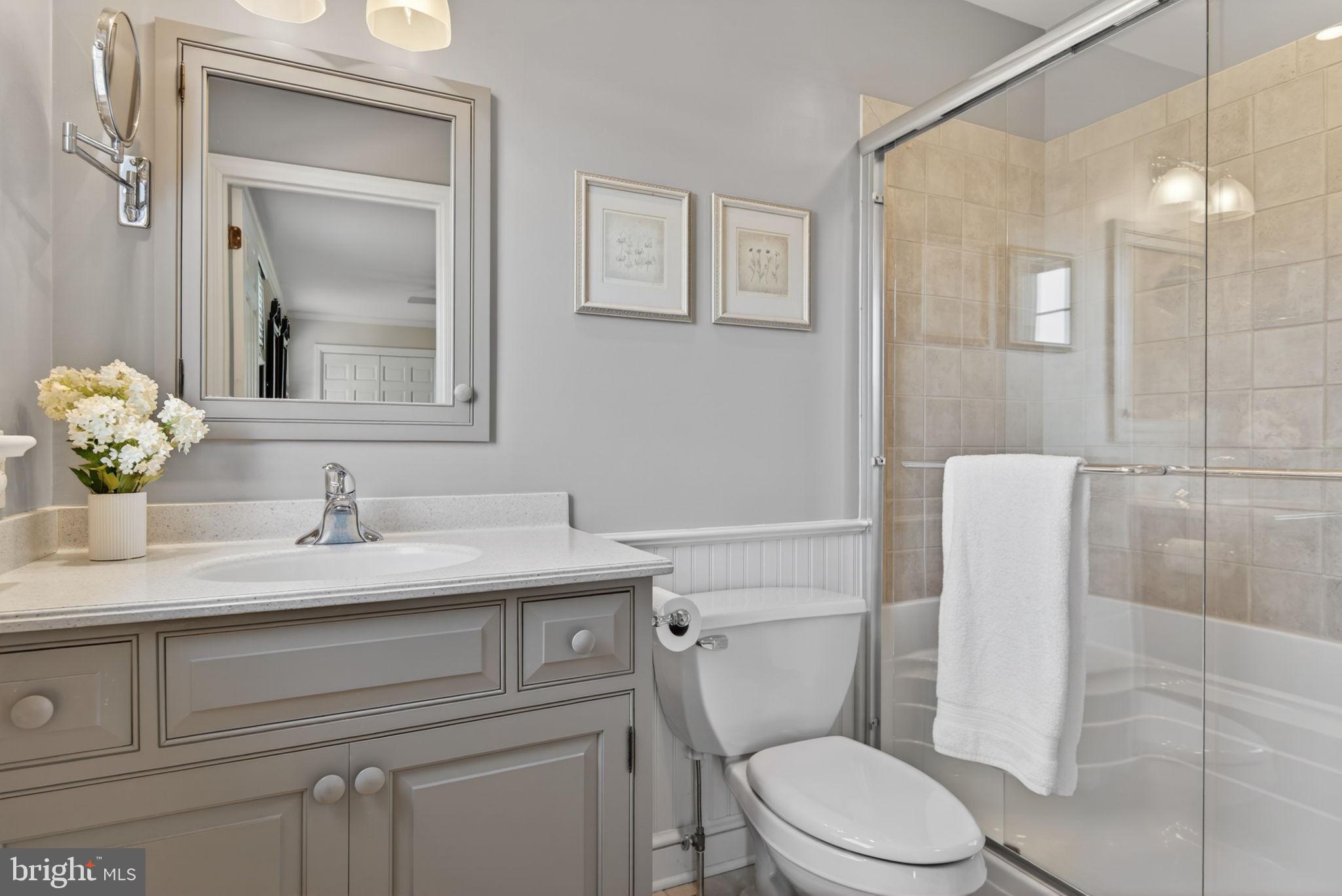 441 Trena Avenue Lancaster, PA 17601 - Photo 36 of 61 a bathroom with a sink a toilet and shower