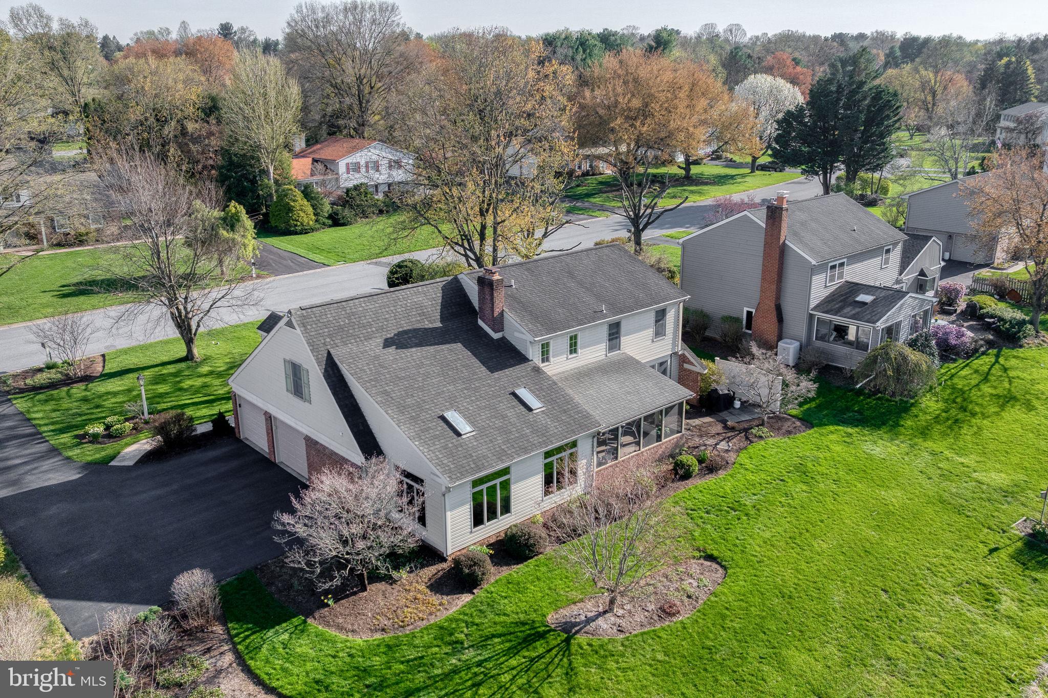 441 Trena Avenue Lancaster, PA 17601 - Photo 6 of 61 an aerial view of a house with garden space and street view