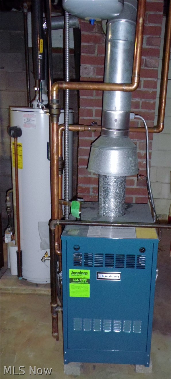 1830 Toepfer Road Akron, OH 44312 - Photo 24 of 25 Newer hot water heat boiler system. Plus the home has central air too!