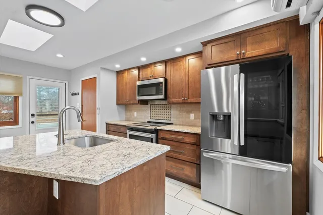 a view of front door