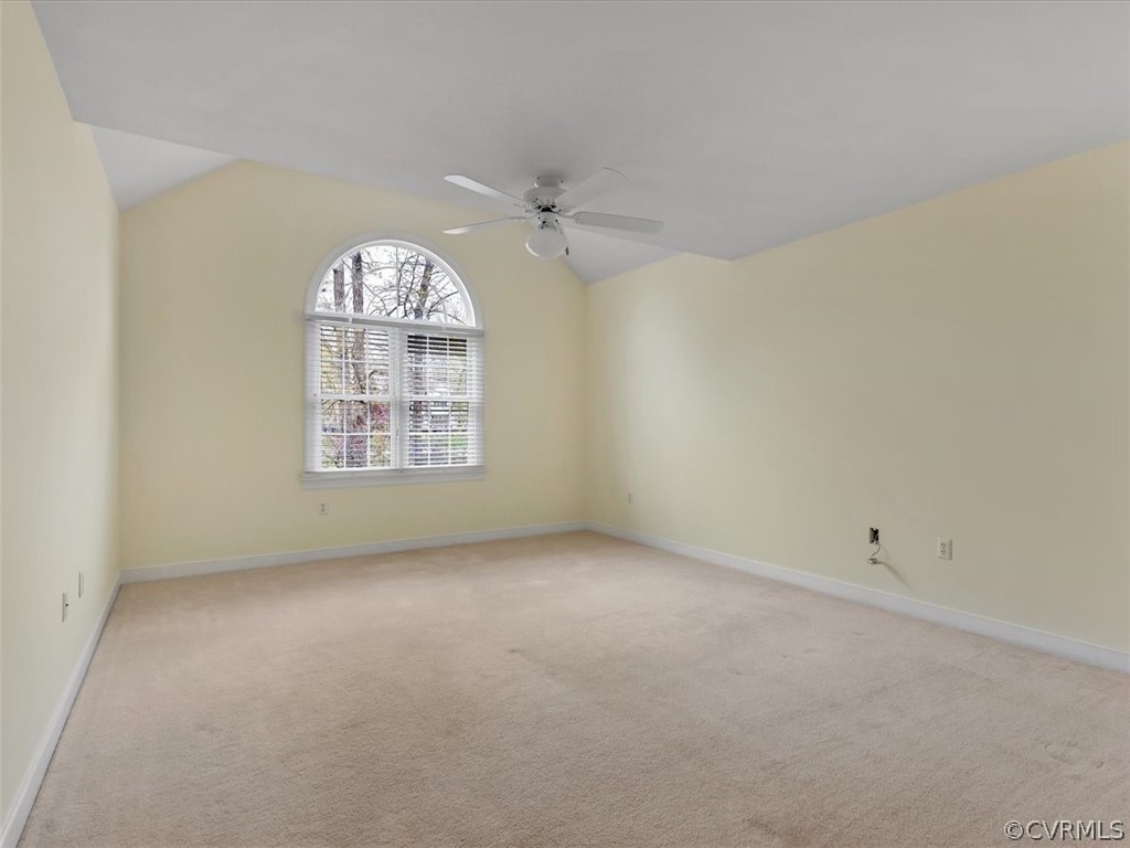 16219 Dragonnade Trail Midlothian, VA 23113 - Photo 23 of 39 an empty room with a window and a ceiling fan