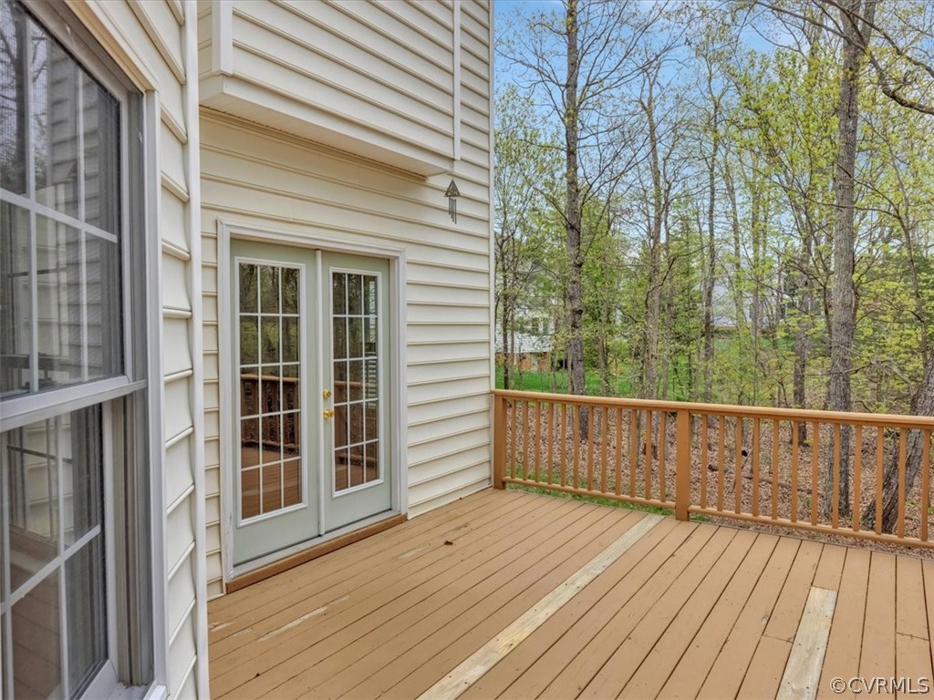 16219 Dragonnade Trail Midlothian, VA 23113 - Photo 35 of 39 a view of a wooden deck