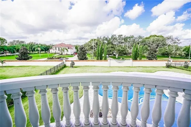 a view of an outdoor space and yard