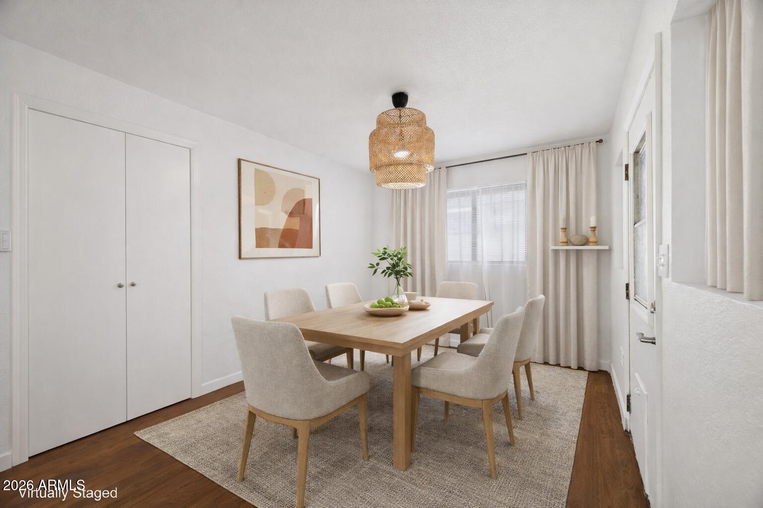1614 East Roma Avenue Phoenix, AZ 85016 - Photo 3 of 47 Dining off kitchen digital rendering