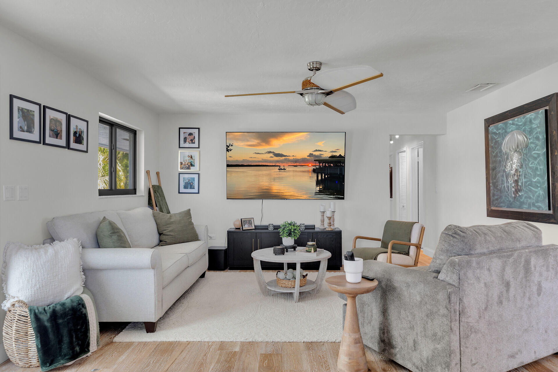 782 Bostwick Drive Key Largo, FL 33037 - Photo 17 of 63 a living room with furniture and a flat screen tv