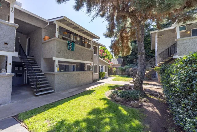a view of a house with a swimming pool