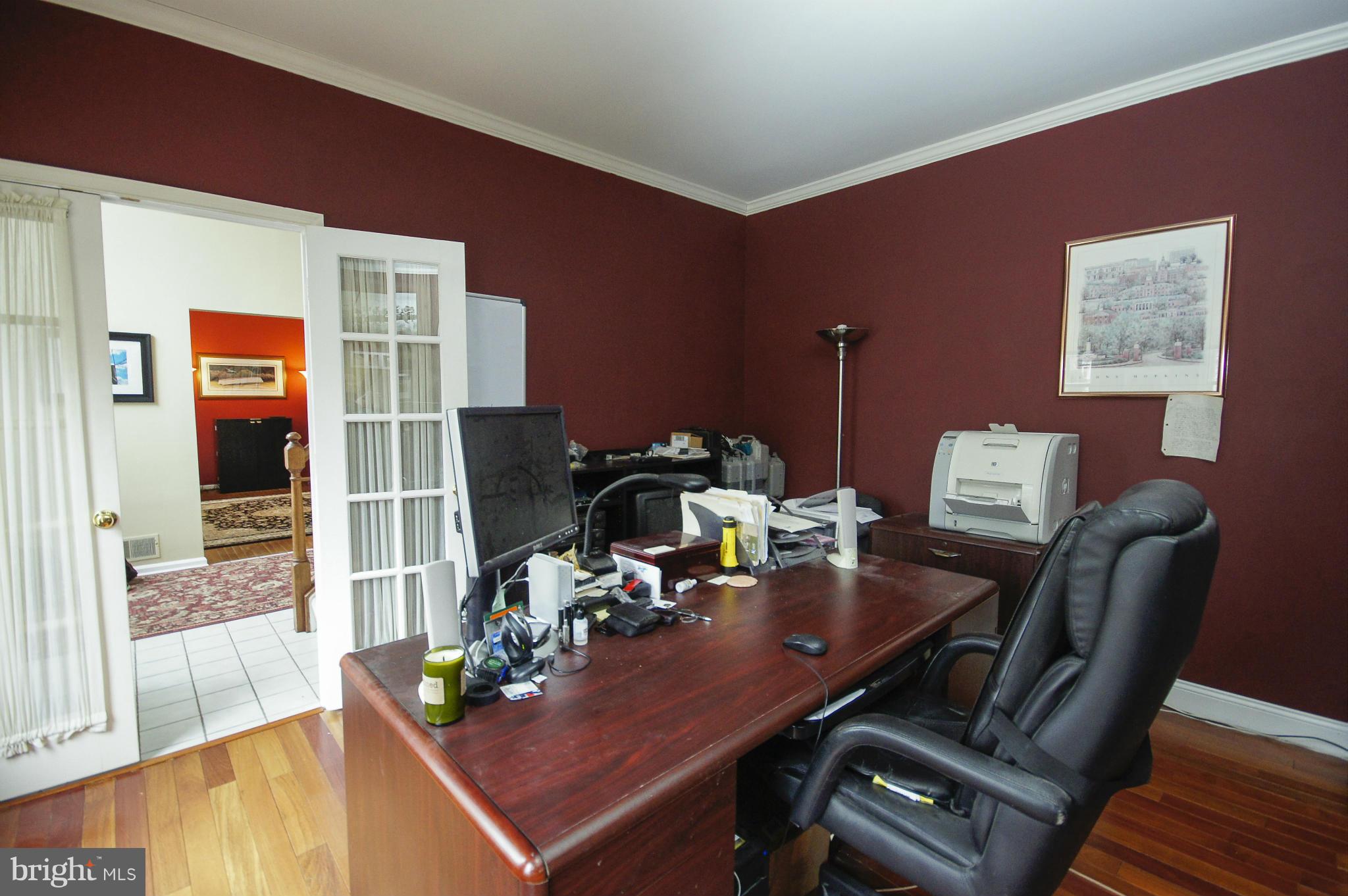9729 Starling Road Ellicott City, MD 21042 - Photo 13 of 28 Library or Office with French Doors