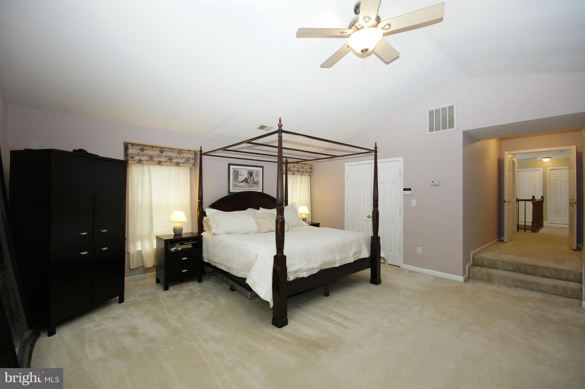 9729 Starling Road Ellicott City, MD 21042 - Photo 15 of 28 Master Bedroom with Cathedral Ceilings