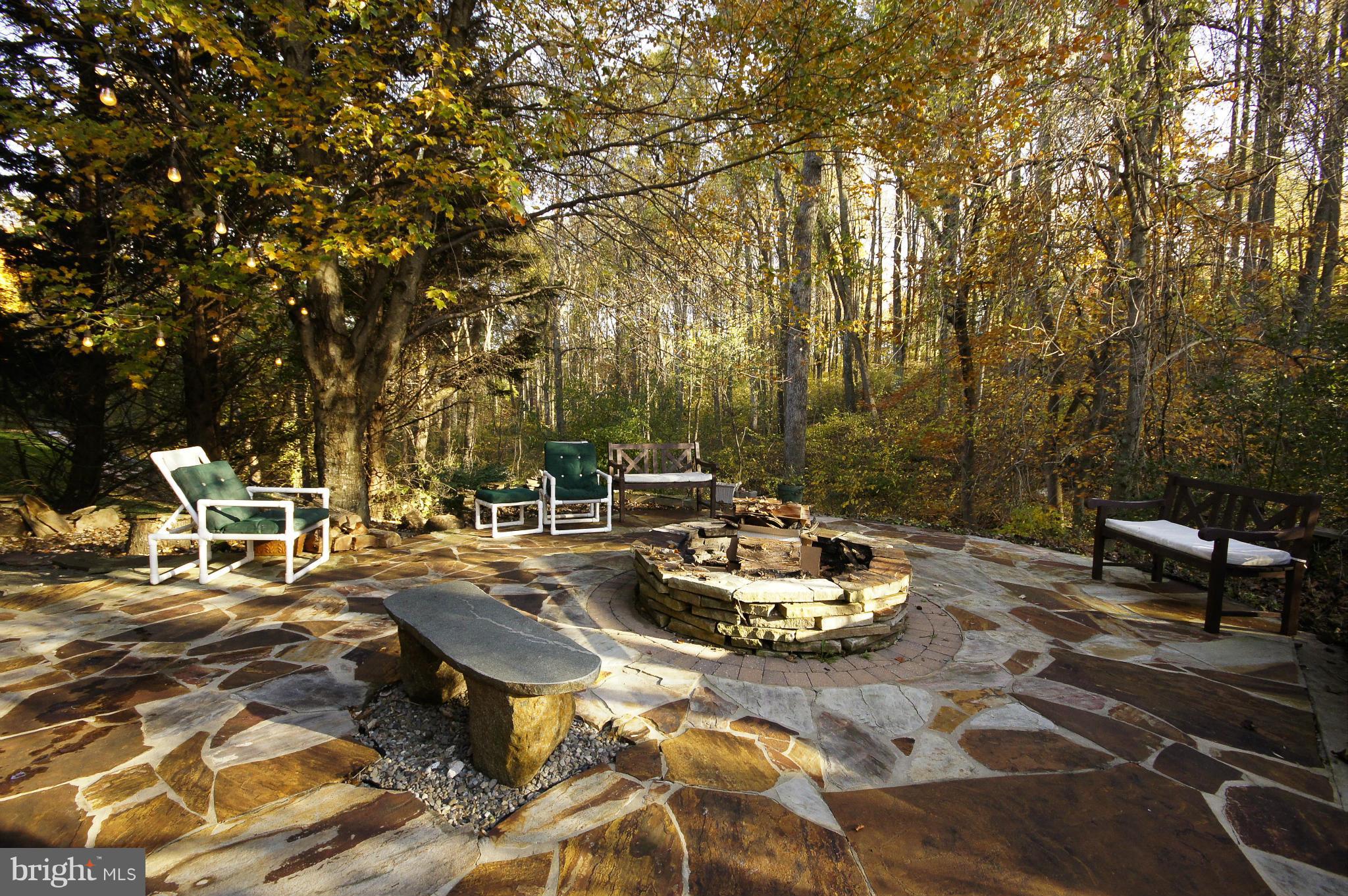 9729 Starling Road Ellicott City, MD 21042 - Photo 25 of 28 Amazing Custom Built-in Firepit