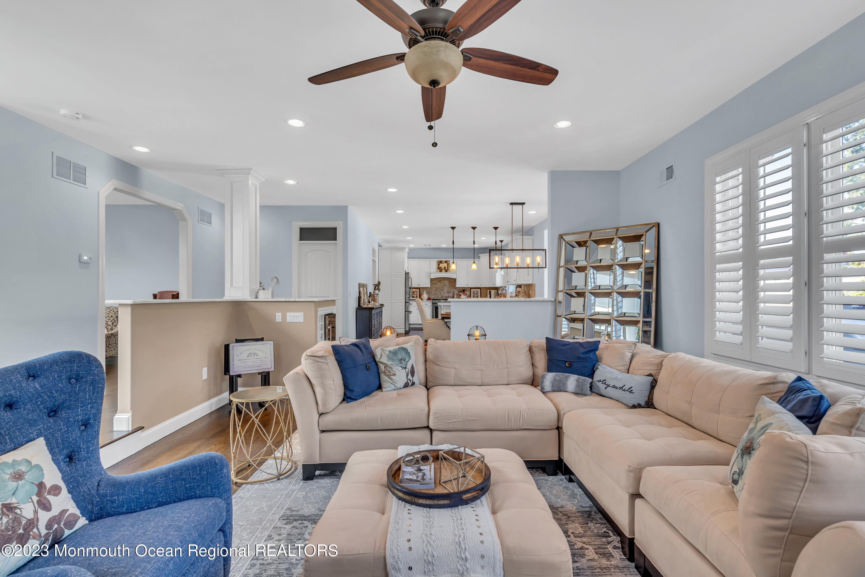 304 Wayne Avenue Pine Beach, NJ 08741 - Photo 28 of 94 a living room with furniture and a large window
