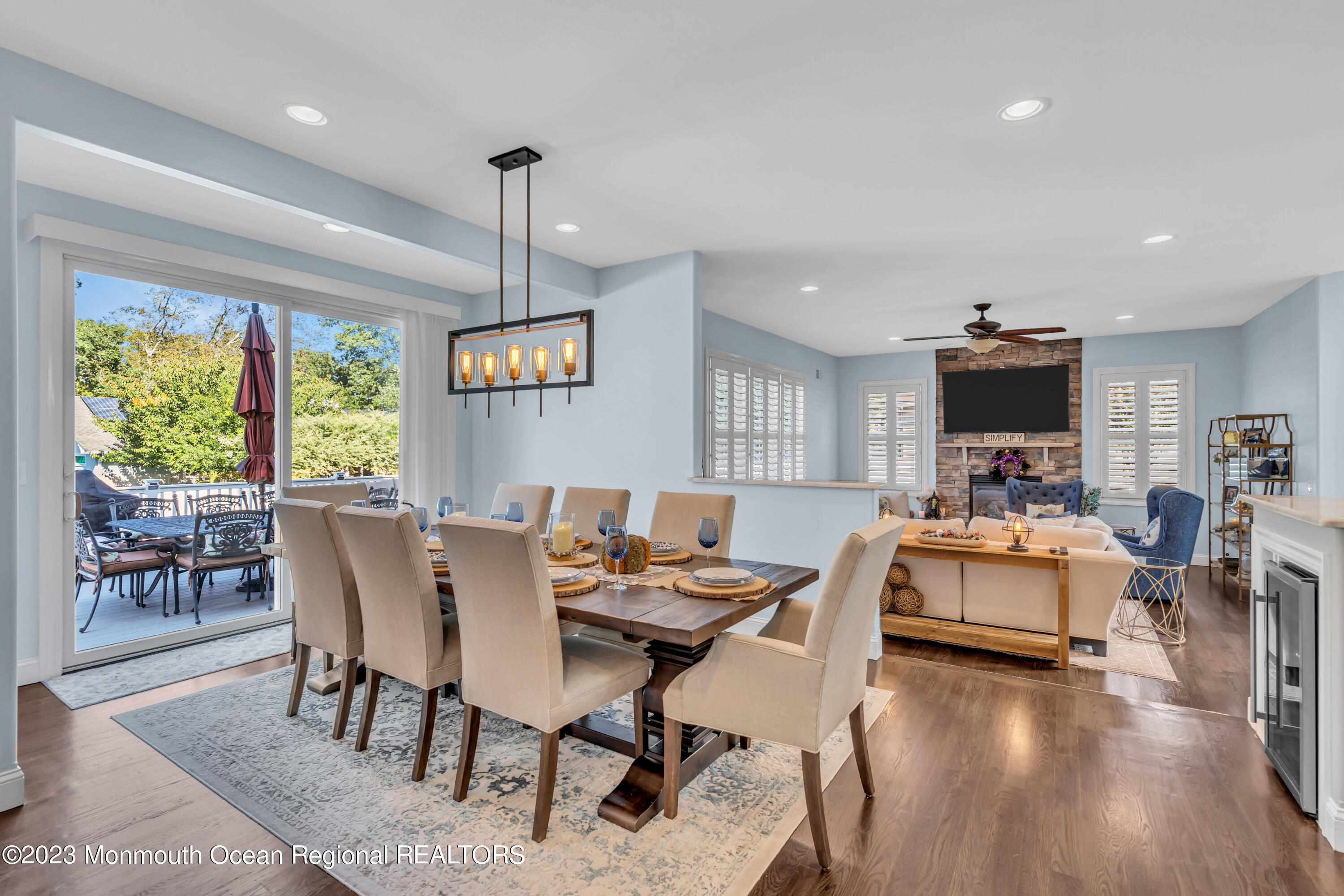 304 Wayne Avenue Pine Beach, NJ 08741 - Photo 33 of 94 a view of a dining room with furniture window and wooden floor