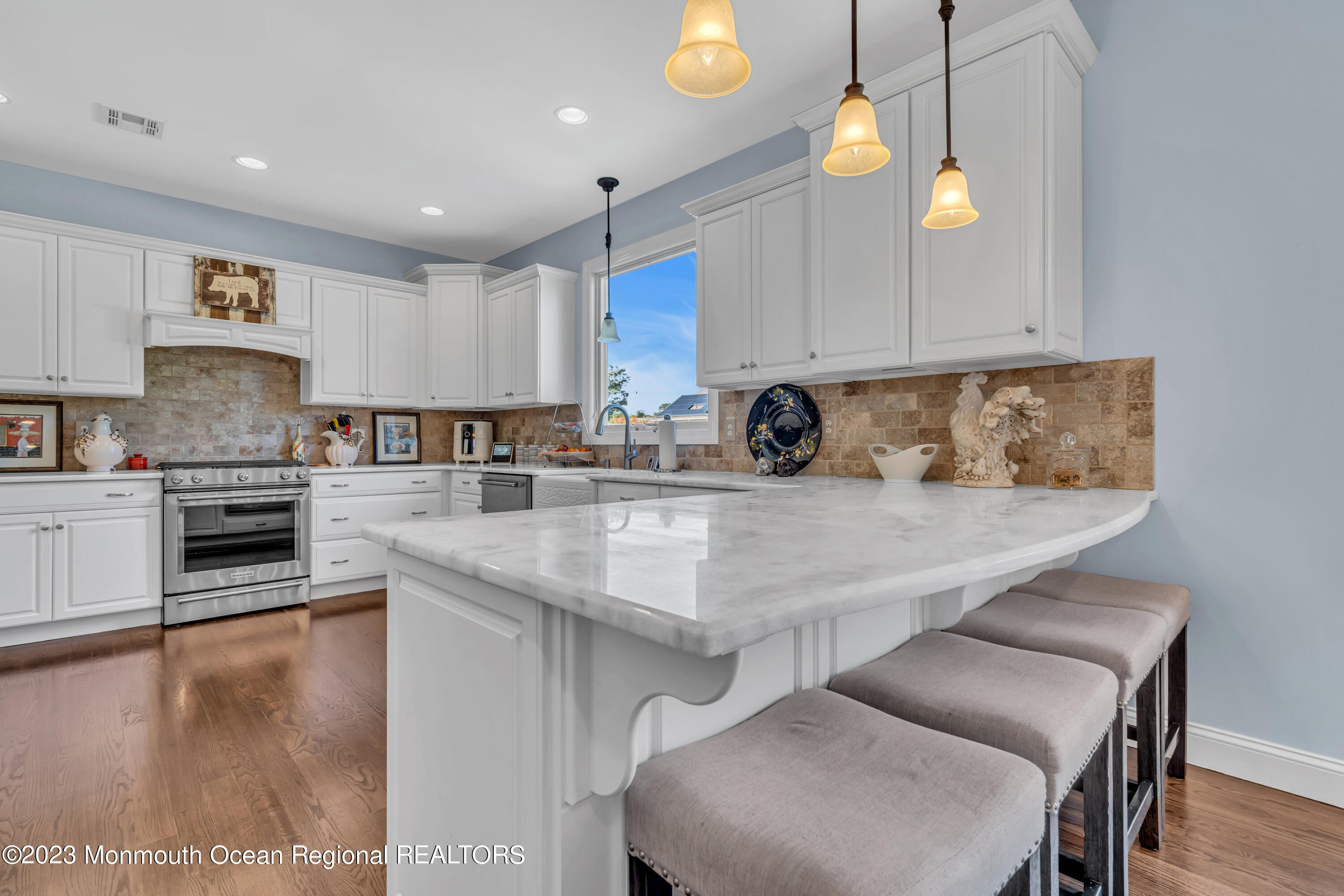 304 Wayne Avenue Pine Beach, NJ 08741 - Photo 47 of 94 a kitchen with a sink cabinets and window