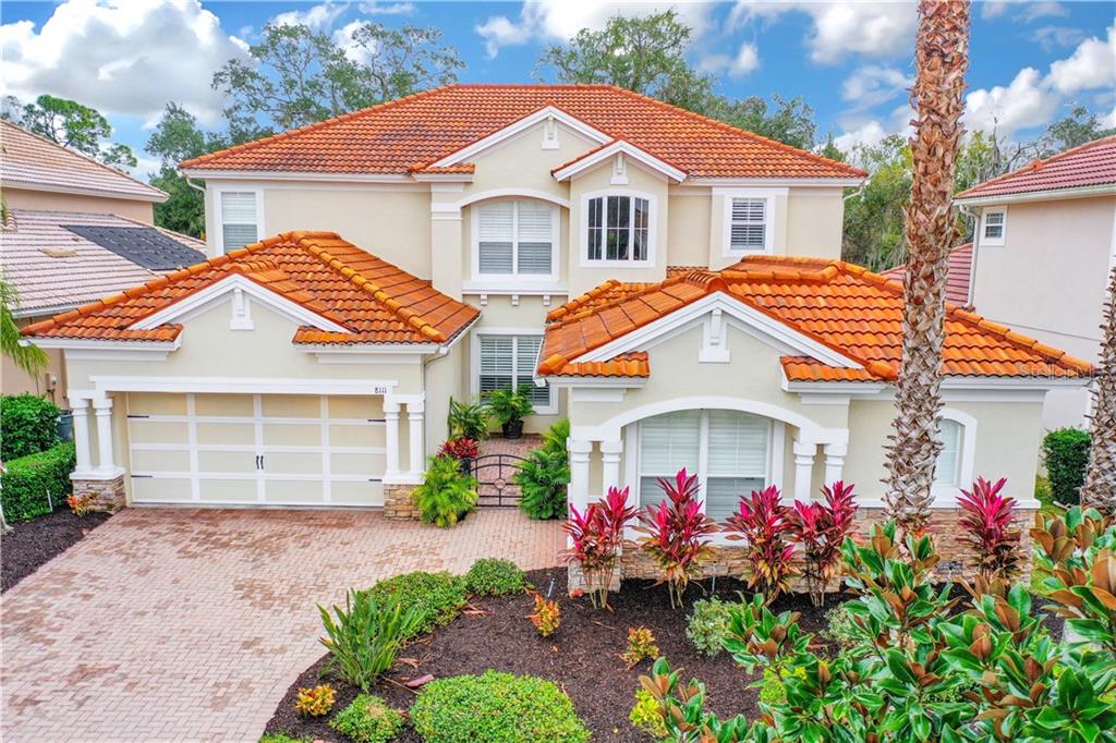 Welcome to 8111 Santa Rosa Court- at 3,661 sq. ft with 5 Bedrooms, 3.5 Baths, Office, Huge Flex Room, 3 Car Split Garages, Oversized Salt Water, Private, Heated Pool & Spa with Preserve View-you have it all!