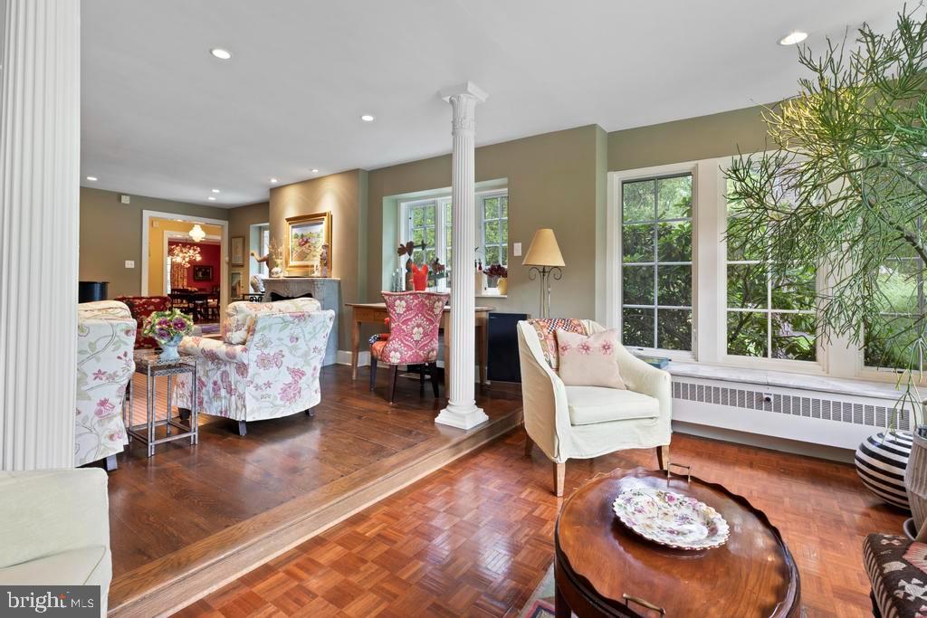 1038 Mill Rd Circle Rydal, PA 19046 - Photo 12 of 61 a living room with furniture and a large window