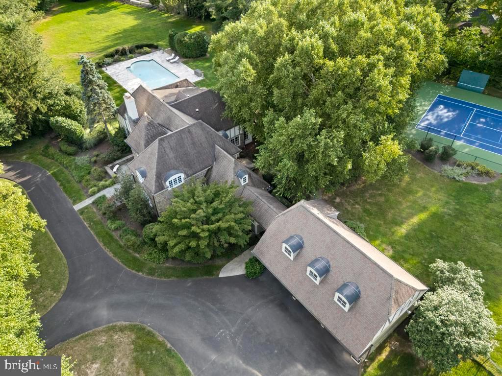 1038 Mill Rd Circle Rydal, PA 19046 - Photo 2 of 61 an aerial view of a house with a yard and lake view