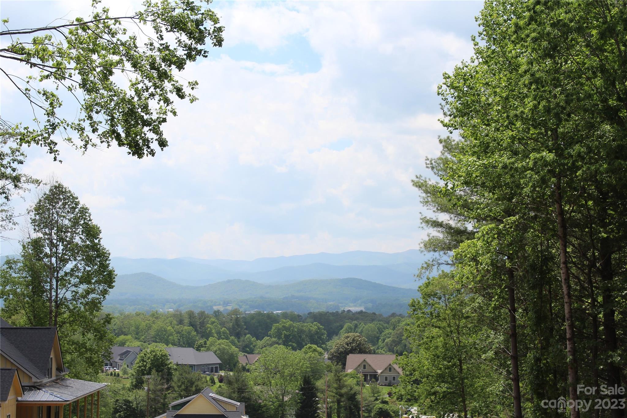 4 Northview Drive Hendersonville, NC 28791 - Photo 3 of 11 a view of a city with lush green forest