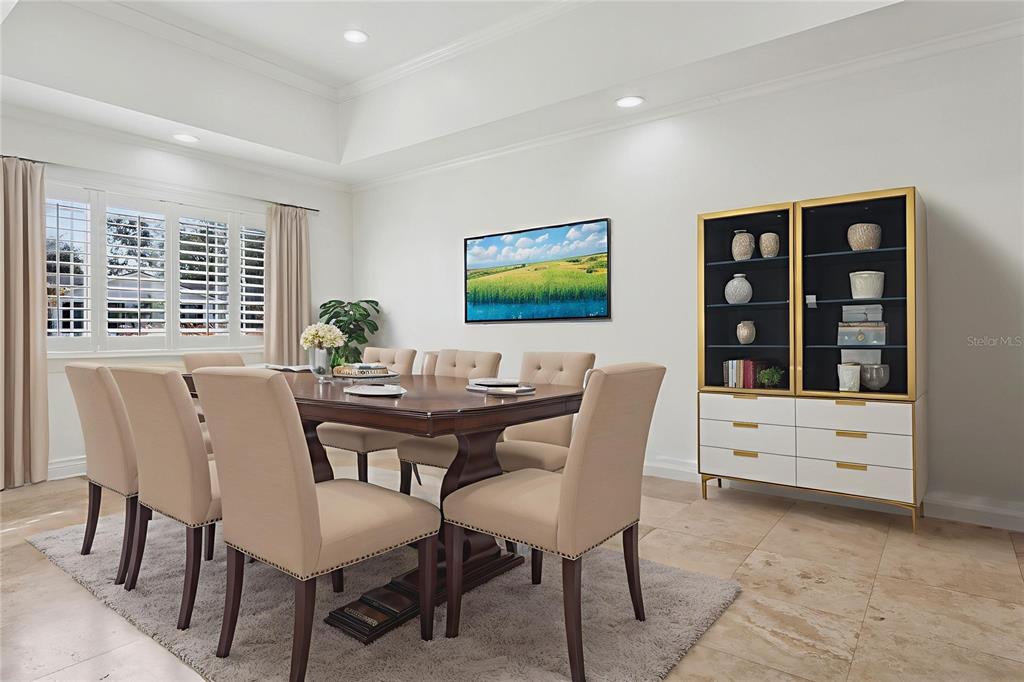 11606 Lipsey Road Tampa, FL 33618 - Photo 25 of 100 a view of a dining room with furniture and window