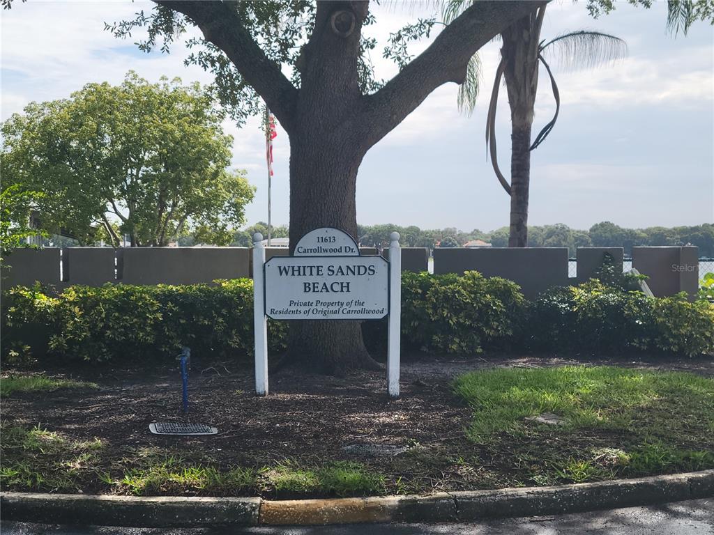 11606 Lipsey Road Tampa, FL 33618 - Photo 82 of 100 a sign that is on the side of the road