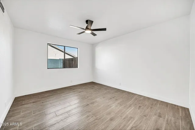 wooden floor in an empty room