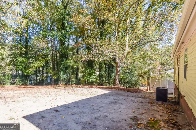 a view of outdoor space and yard