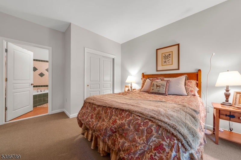 1 Maple Crescent, Unit 13 Vernon, NJ 07462 - Photo 18 of 29 a bedroom with a bed and painting on the wall