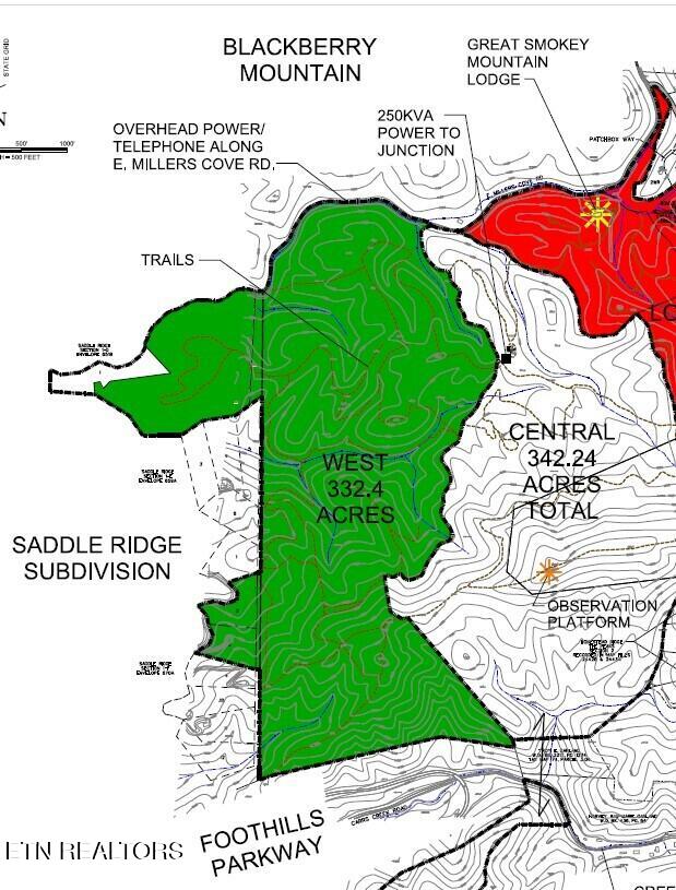 1968 East Millers Cove Road Walland, TN 37886 - Photo 4 of 32 West Section 332 Acres Map