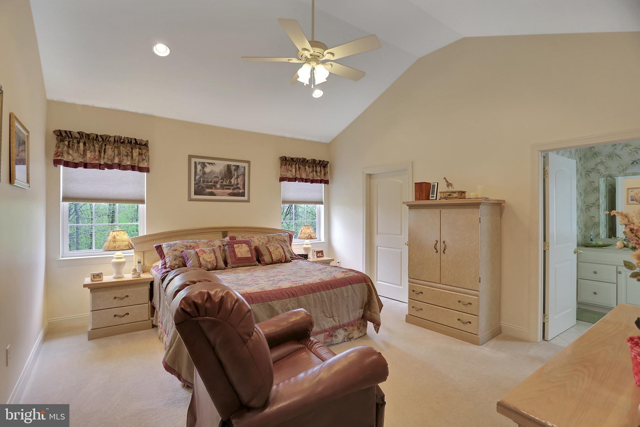 162 Overlook Road Morgantown, PA 19543 - Photo 22 of 52 Master has Cathedral Ceiling and Ceiling Fan