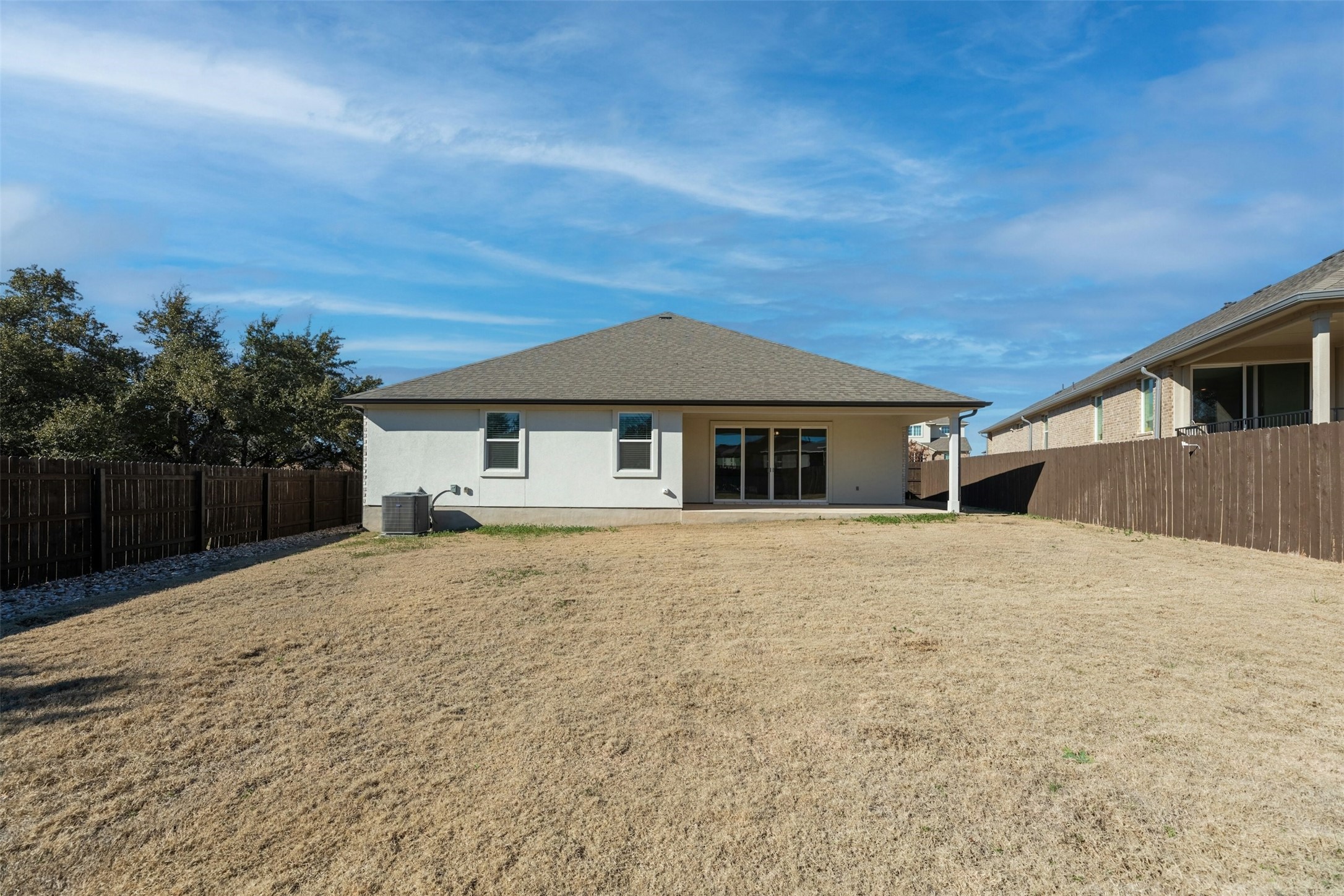 1736 Weavers Bend Georgetown, TX 78628 - Photo 34 of 40 This home sits on a fenced premium lot that has green space on two sides with no homes located on the side or rear of property.