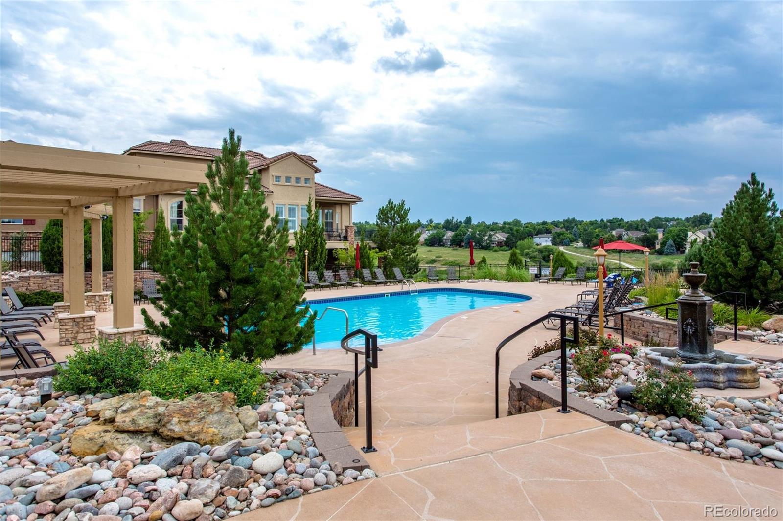 9236 Viaggio Way Highlands Ranch, CO 80126 - Photo 36 of 41 a view of a terrace with sitting area