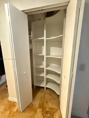 a view of a small space