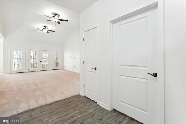 a view of an empty room