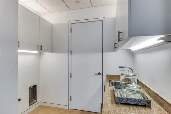 a view of a city from a balcony