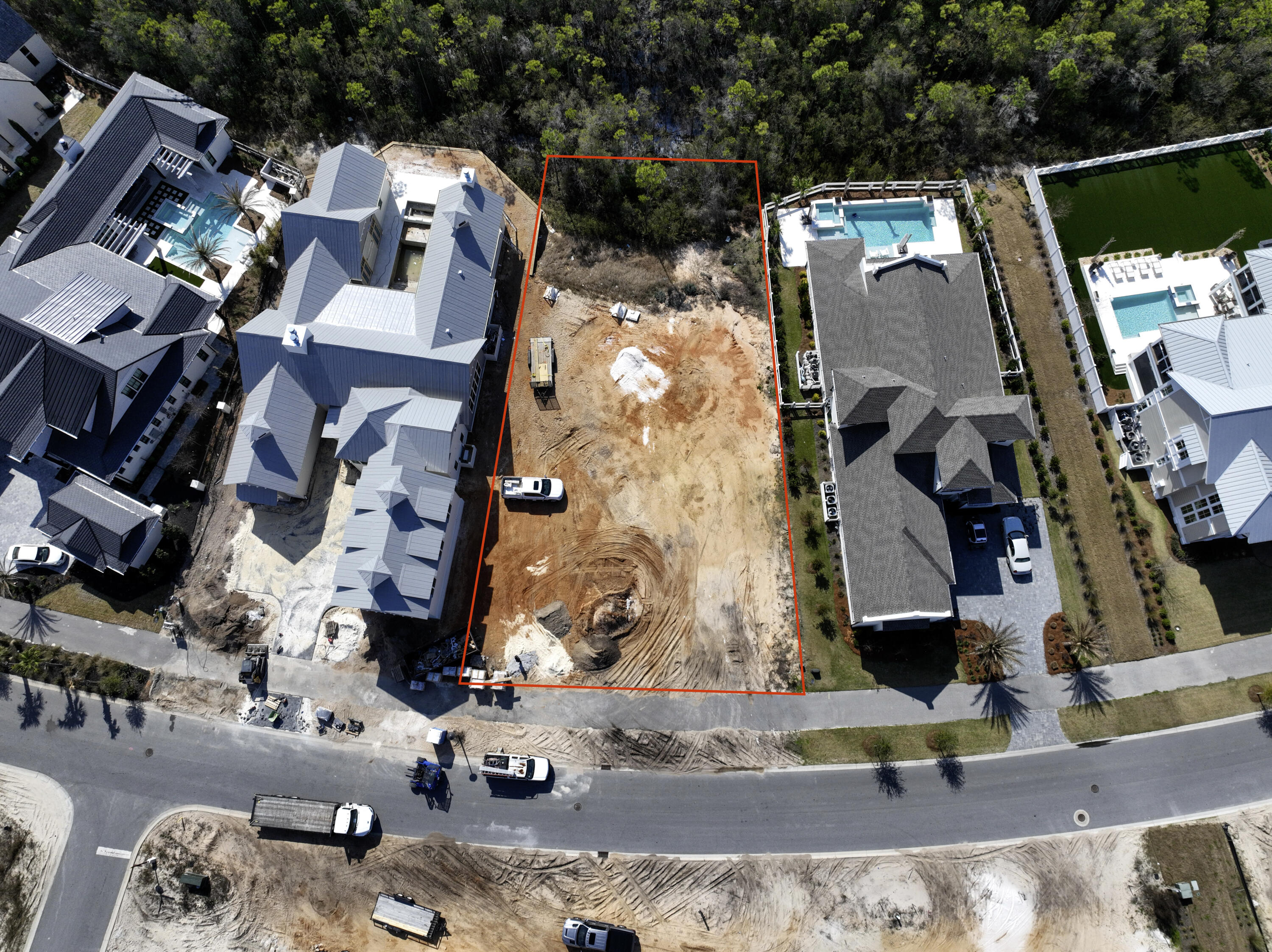 Lot 7 Golfridge Dr Inlet Beach Inlet Beach, FL 32461 - Photo 2 of 19 an aerial view of houses with outdoor space